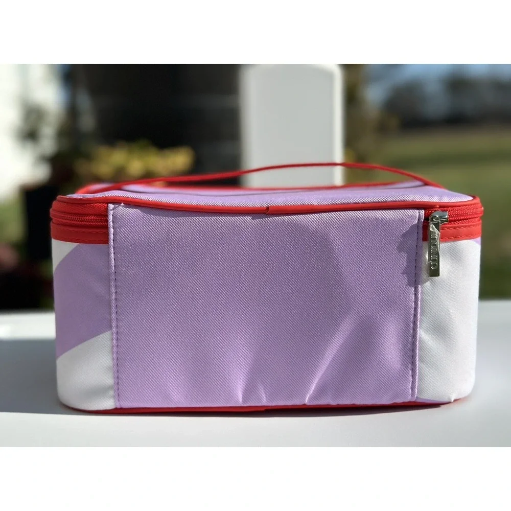 NEW Clinique Skincare Makeup Beauty Cosmetic‎ Train Case Travel Empty Bag